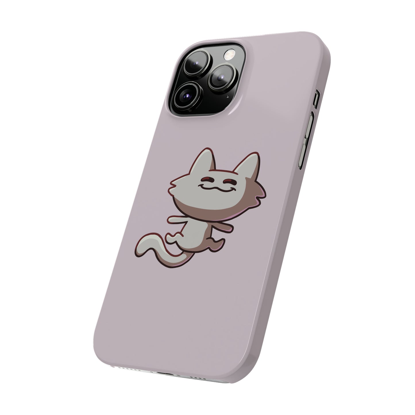 Tiny Cat Phone Case - Pink