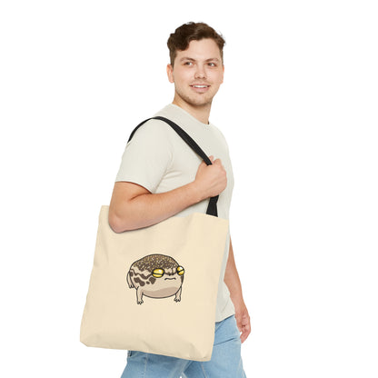 Desert Rain Frog Tote Bag - Yellow