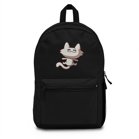 Tiny Cat Backpack - Black