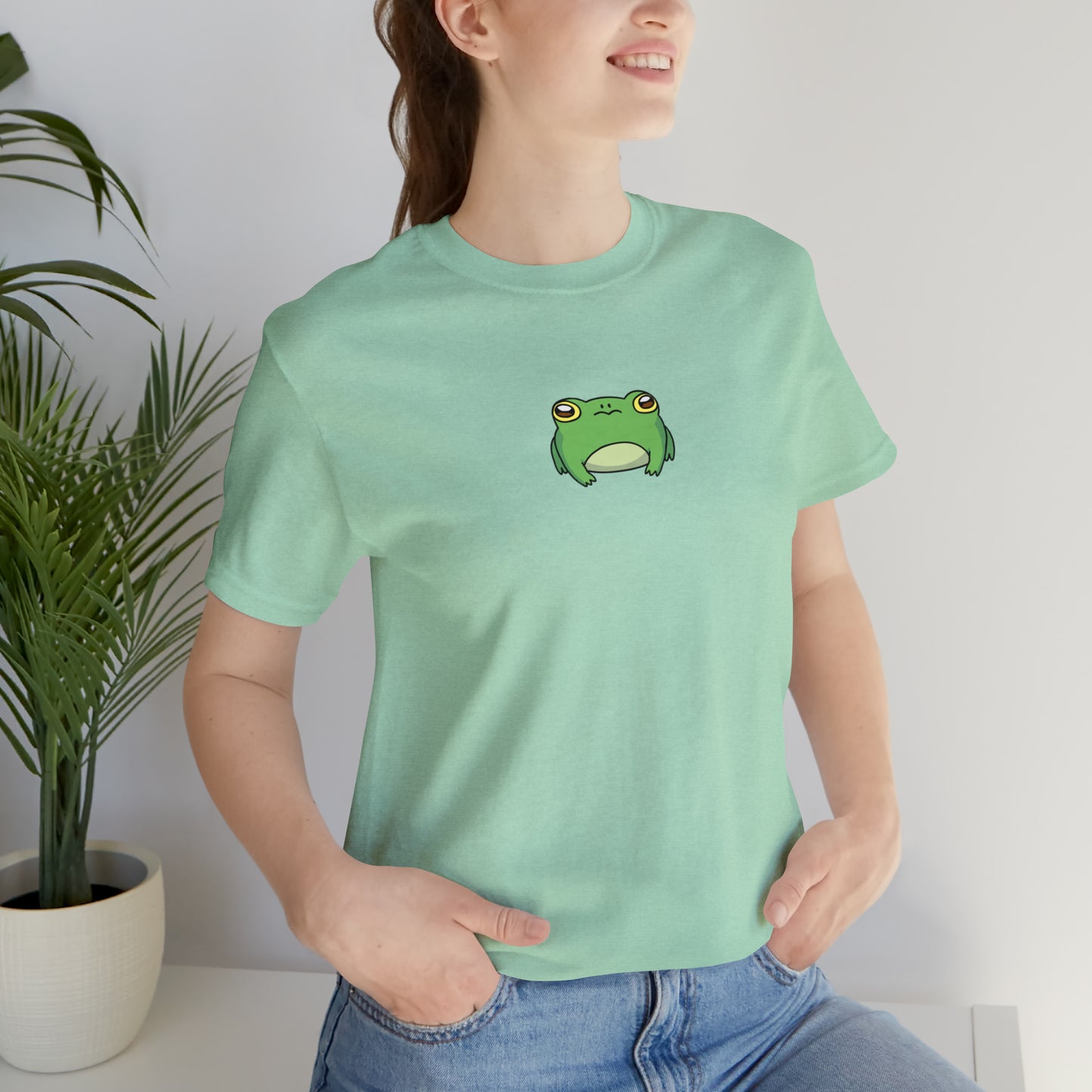 Lily Pad Frog Unisex Jersey Short Sleeve Tee