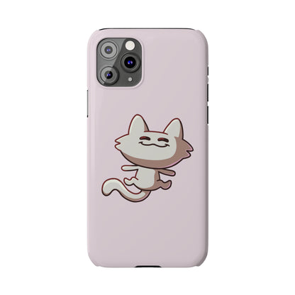 Tiny Cat Phone Case - Pink