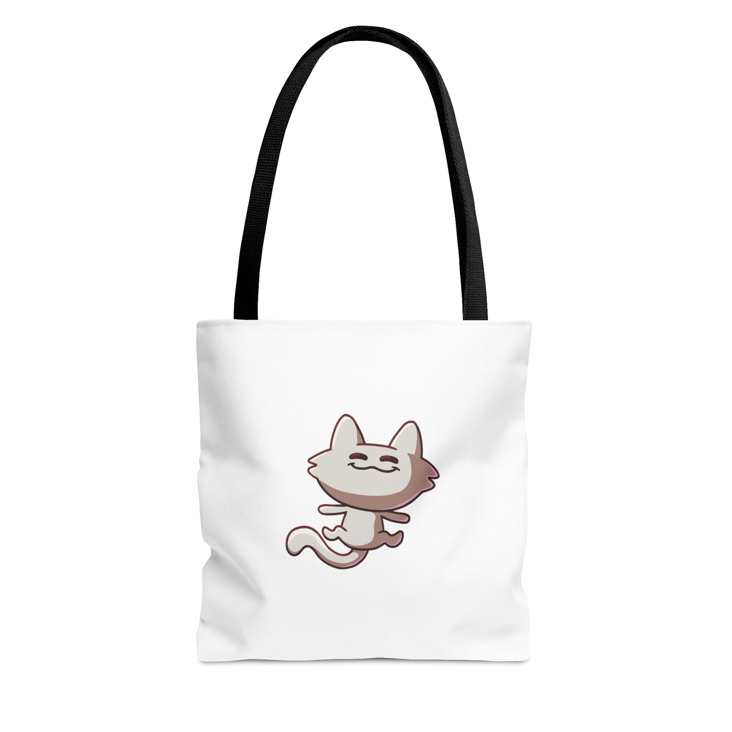 Tiny Cat Tote Bag - White