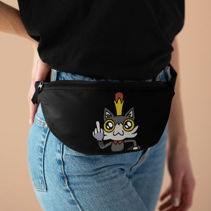 Lemon Cat Fanny Pack - Black