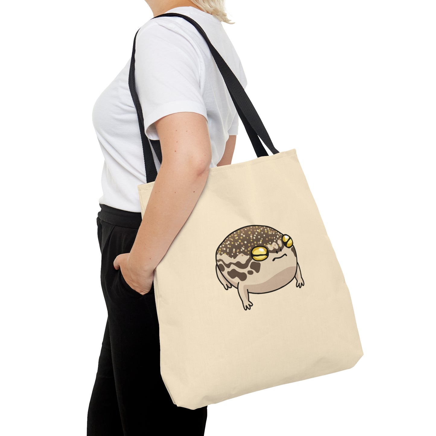 Desert Rain Frog Tote Bag - Yellow