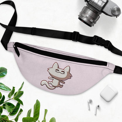 Tiny Cat Fanny Pack - Pink