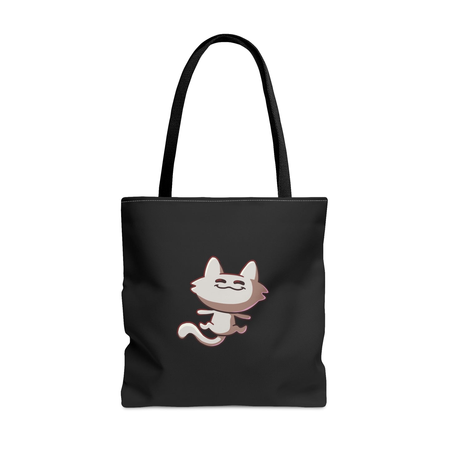 Tiny Cat Tote Bag - Black