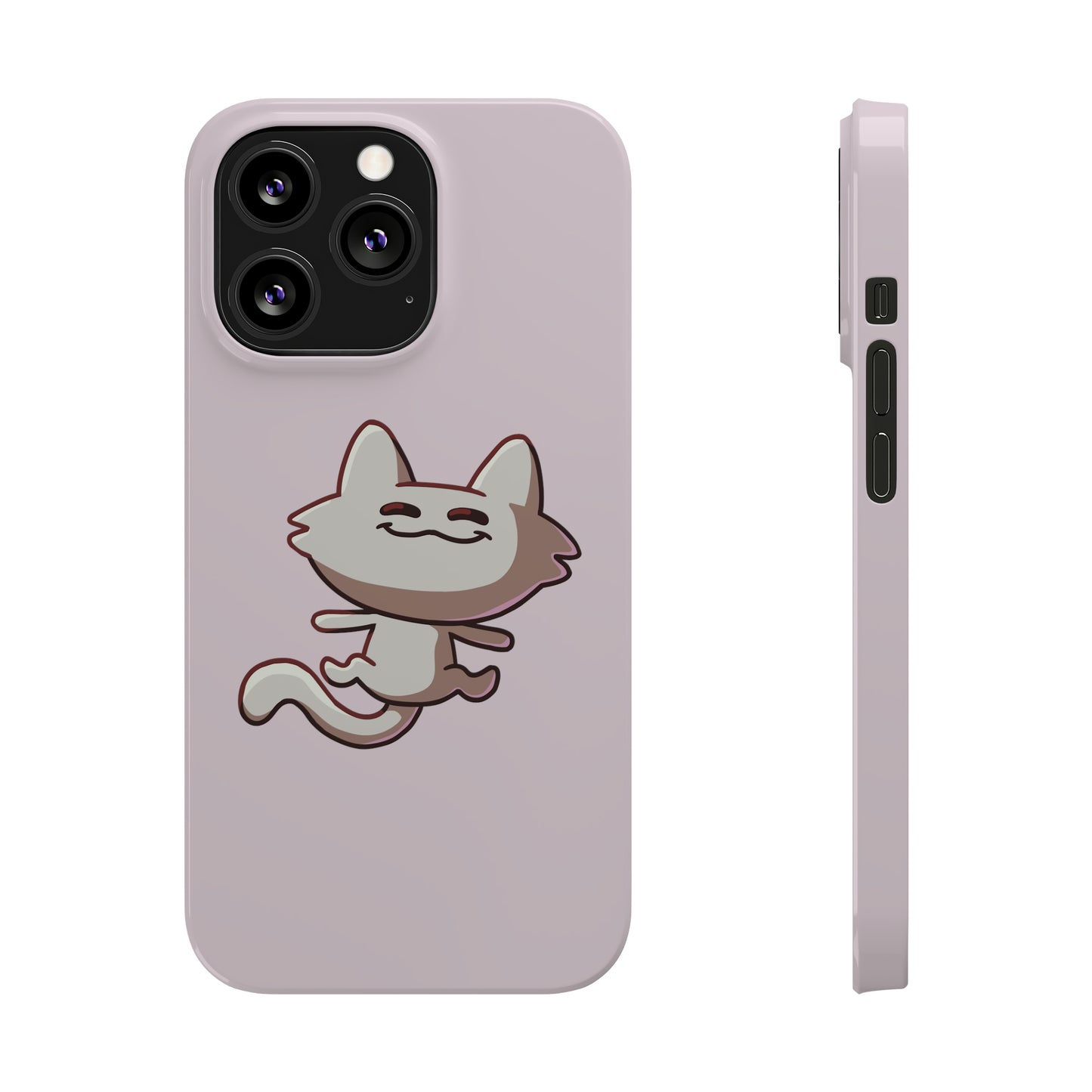 Tiny Cat Phone Case - Pink