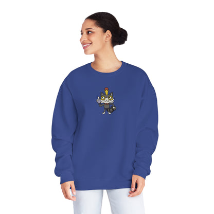 Lemon Cat Unisex Crewneck Sweatshirt