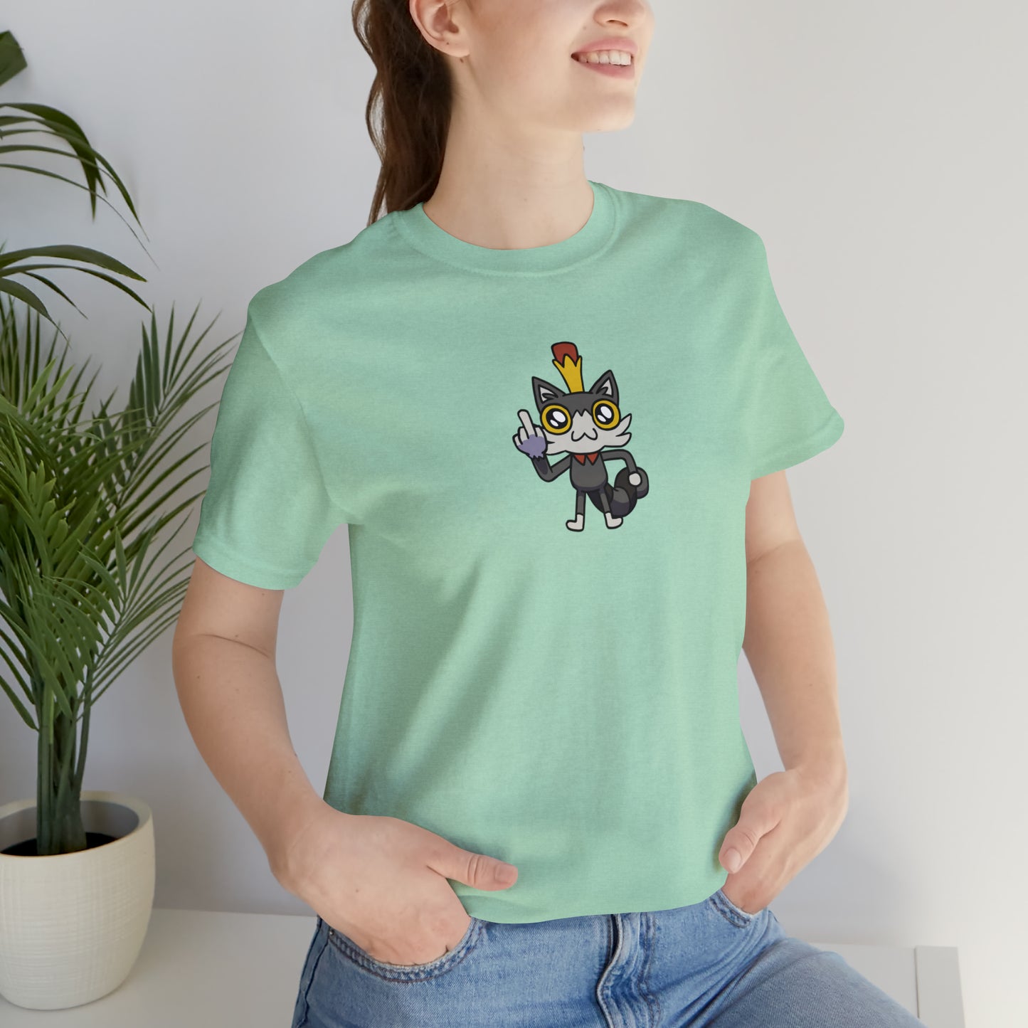 Lemon Cat Unisex Jersey Short Sleeve Tee