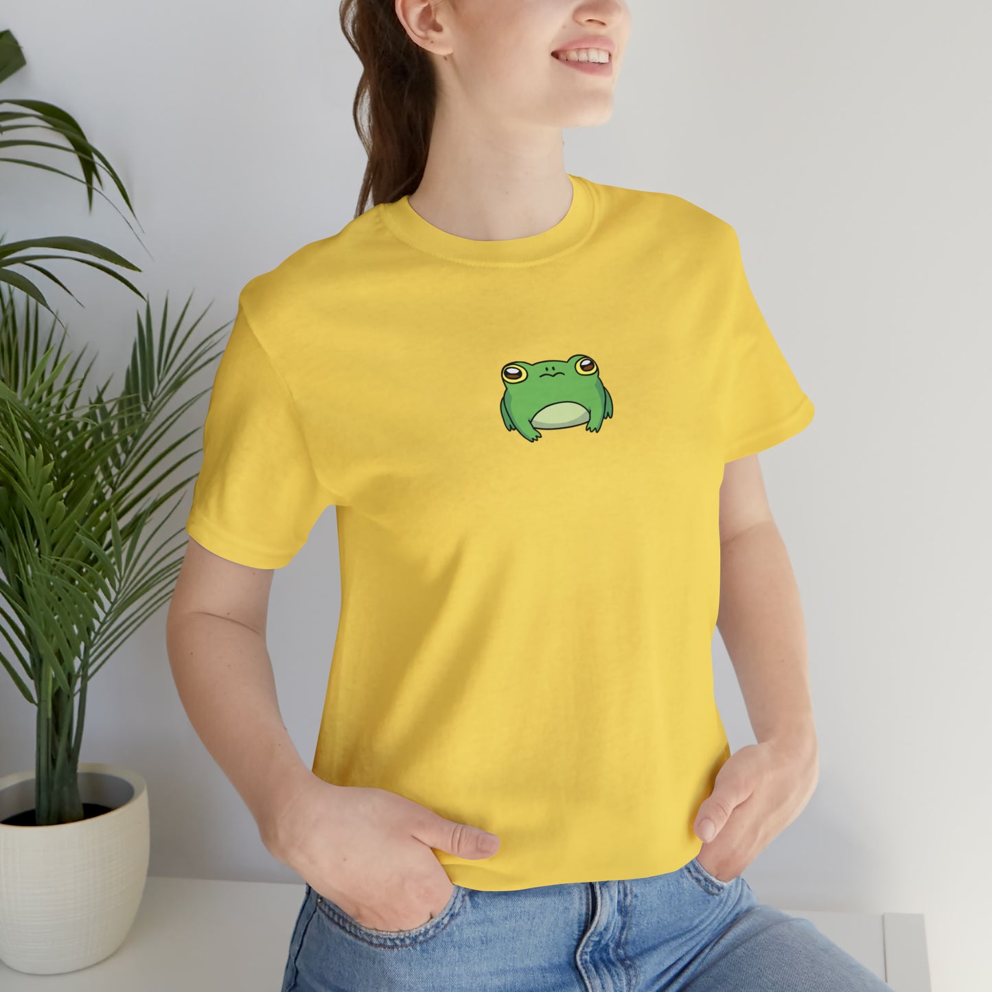 Lily Pad Frog Unisex Jersey Short Sleeve Tee