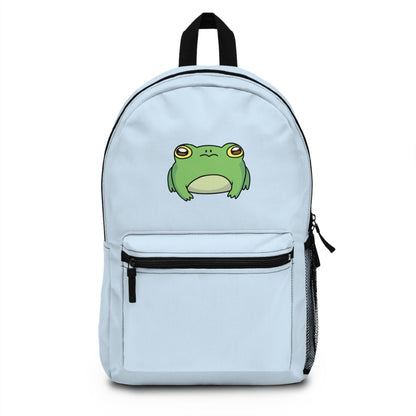 Lily Pad Frog Backpack - Blue