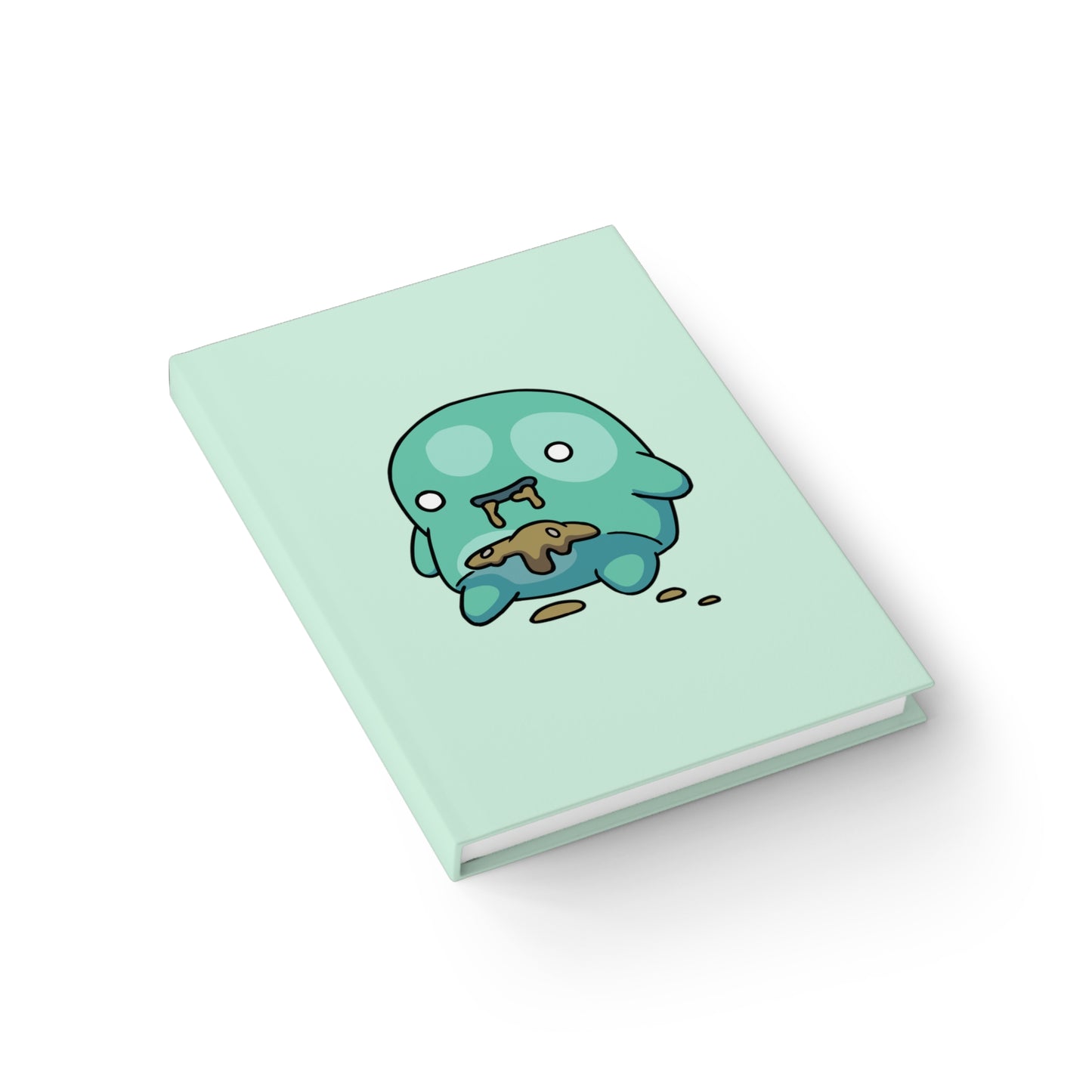 Pebble the Jelly Thing Sketch Journal - Blank Pages - Green