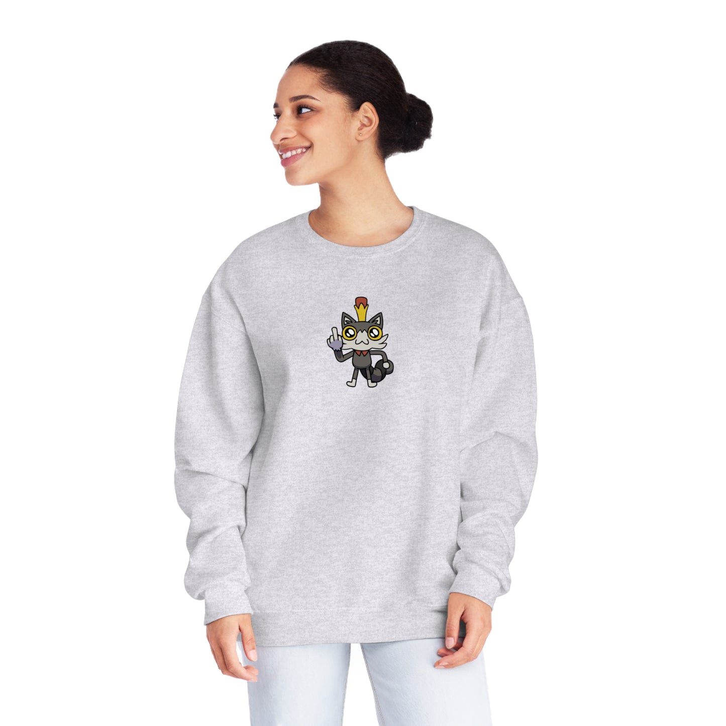 Lemon Cat Unisex Crewneck Sweatshirt