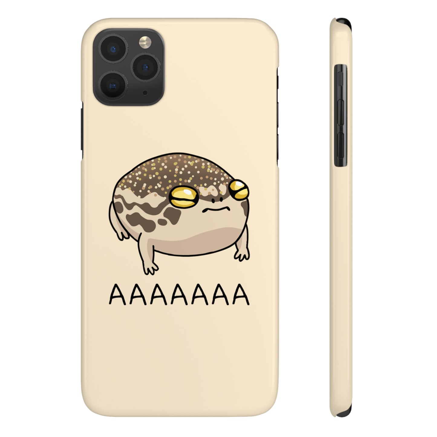 Desert Rain Frog Phone Case - Yellow