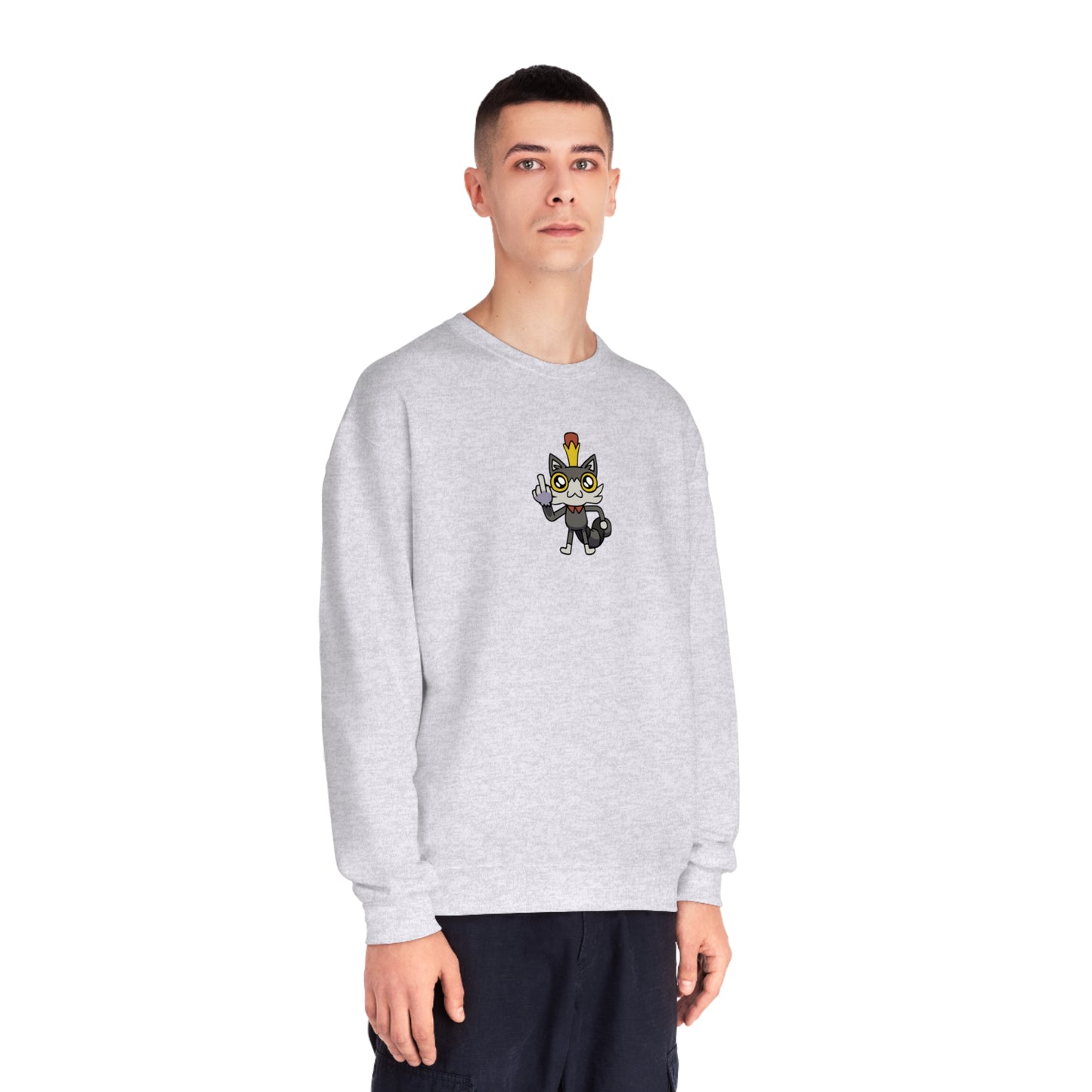 Lemon Cat Unisex Crewneck Sweatshirt