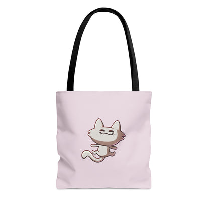 Tiny Cat Tote Bag - Pink