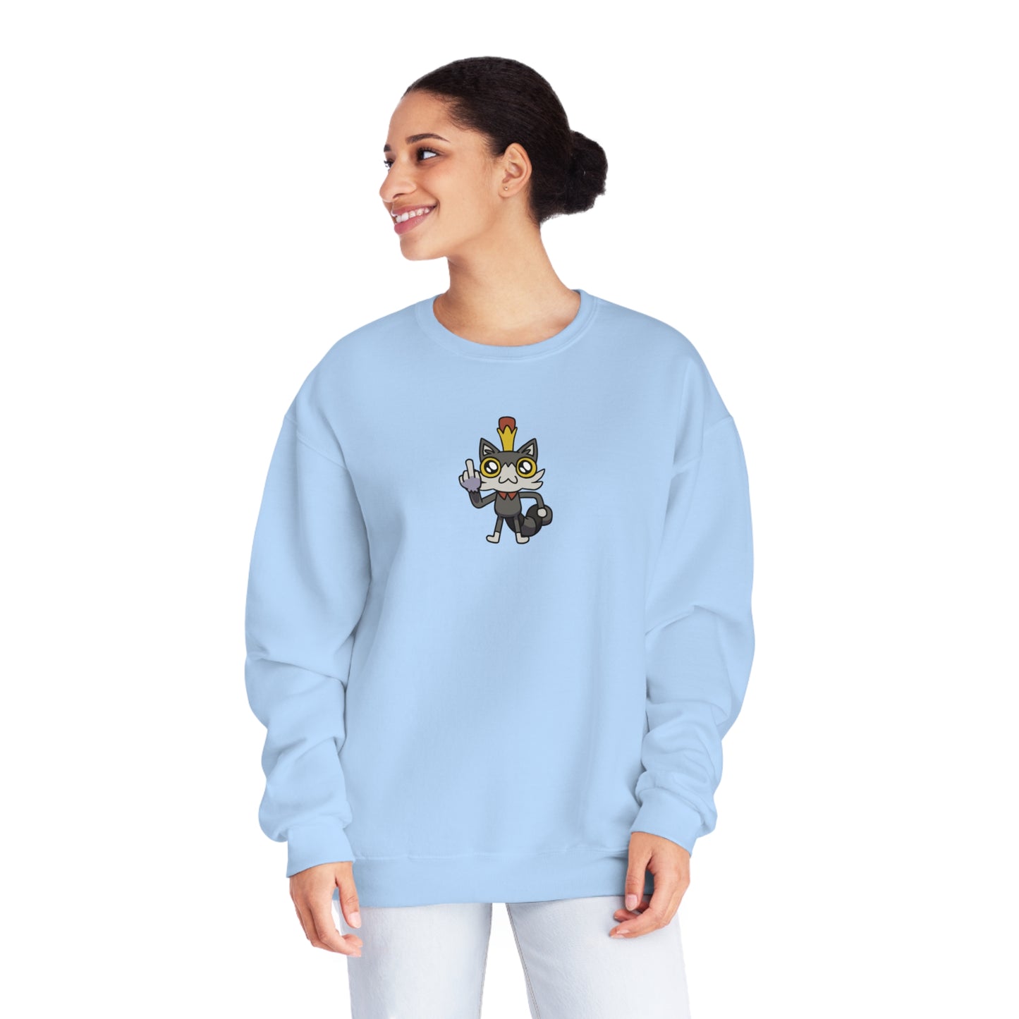 Lemon Cat Unisex Crewneck Sweatshirt