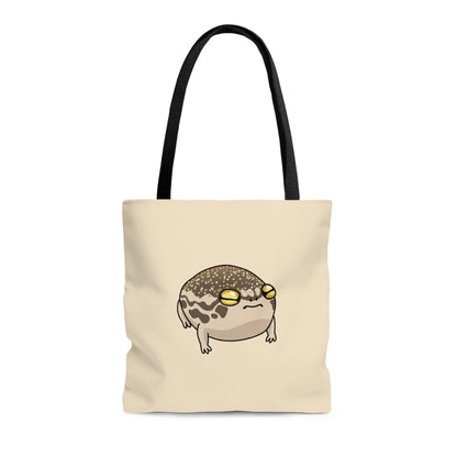 Desert Rain Frog Tote Bag - Yellow