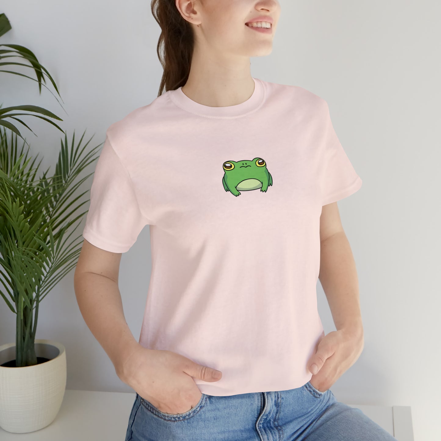 Lily Pad Frog Unisex Jersey Short Sleeve Tee