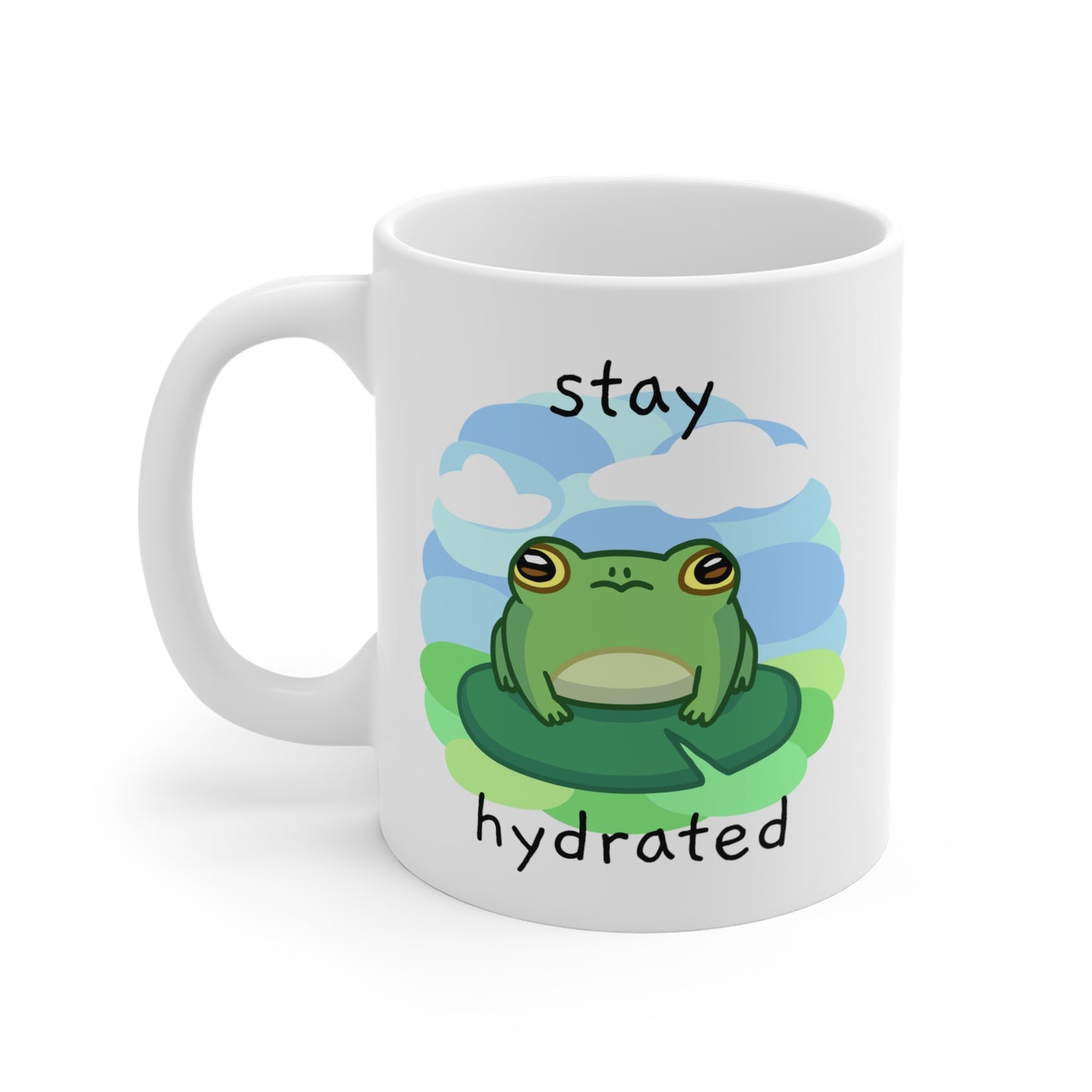 Lily Pad Frog Coffee Mug 11oz