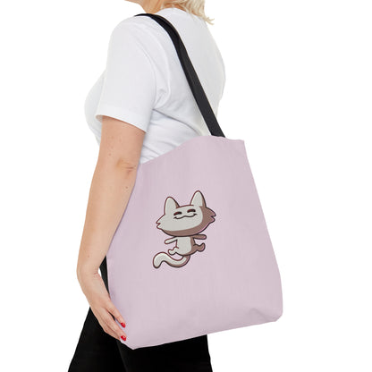 Tiny Cat Tote Bag - Pink