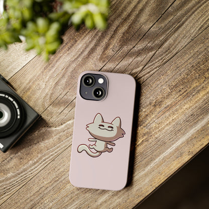 Tiny Cat Phone Case - Pink