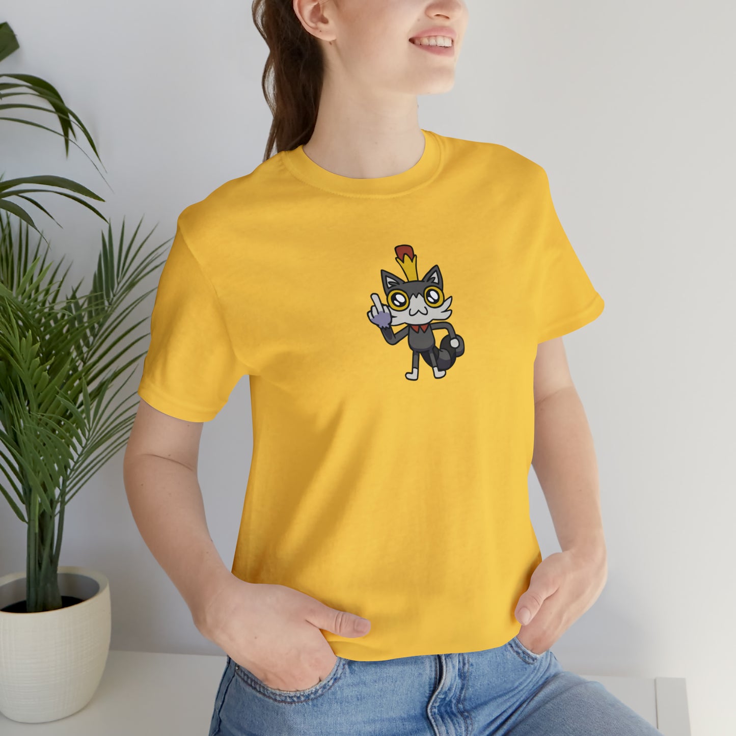 Lemon Cat Unisex Jersey Short Sleeve Tee