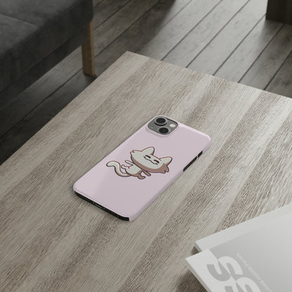 Tiny Cat Phone Case - Pink