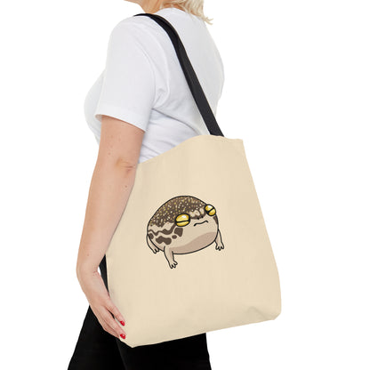 Desert Rain Frog Tote Bag - Yellow