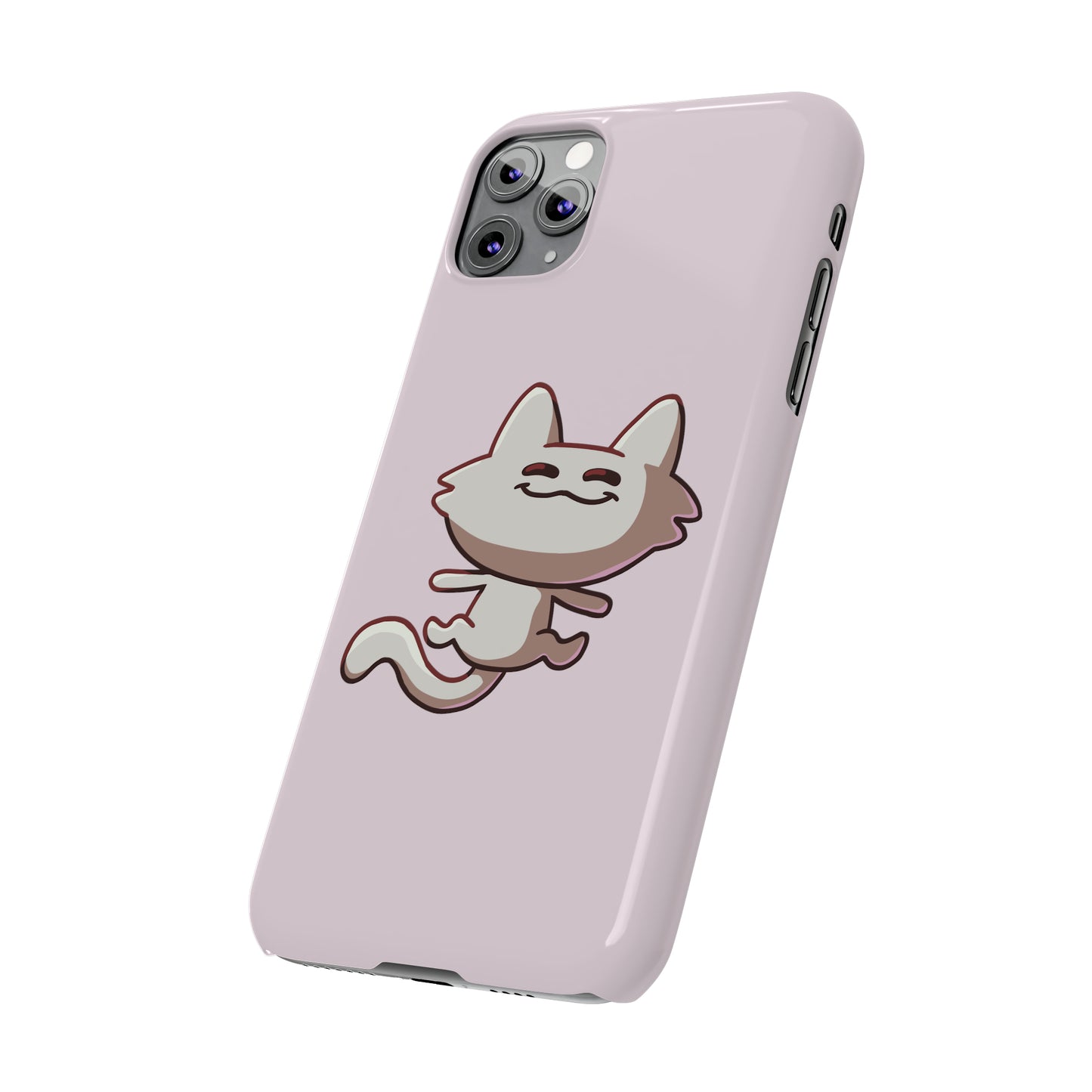 Tiny Cat Phone Case - Pink