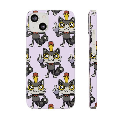 Lemon Cat Pattern Phone Case