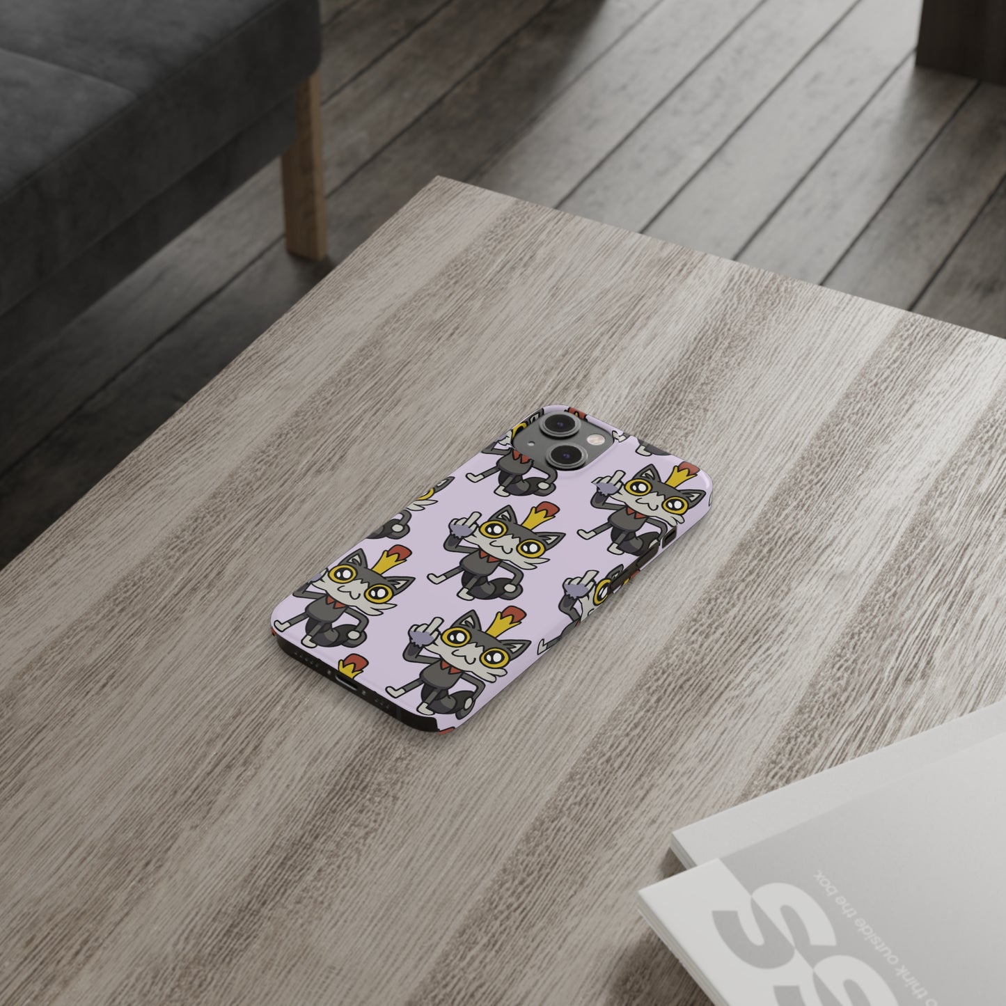 Lemon Cat Pattern Phone Case