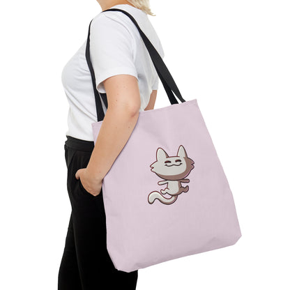 Tiny Cat Tote Bag - Pink