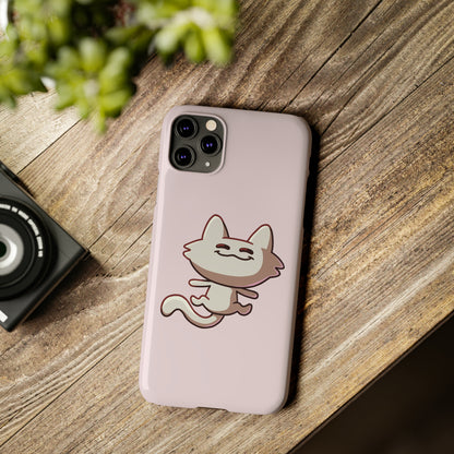 Tiny Cat Phone Case - Pink